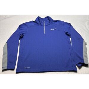 DAMAGED** Nike Therma Fit 1/4 Zip Pullover Sweatshirt 715199 Mens Medium *READ